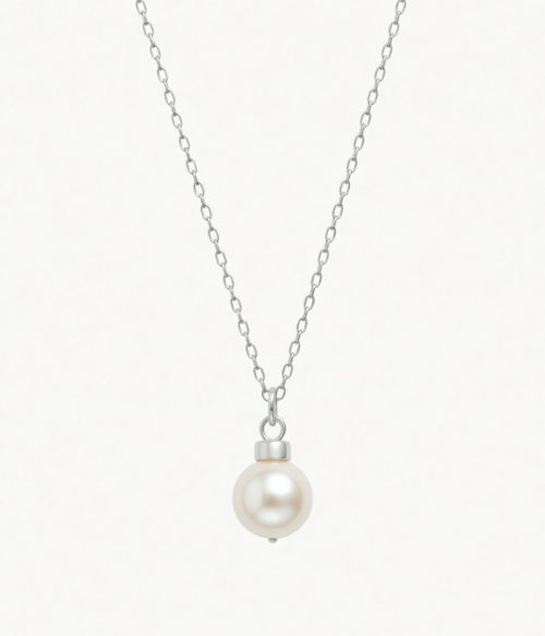 Swarovski Shell Pearl Ball Necklace